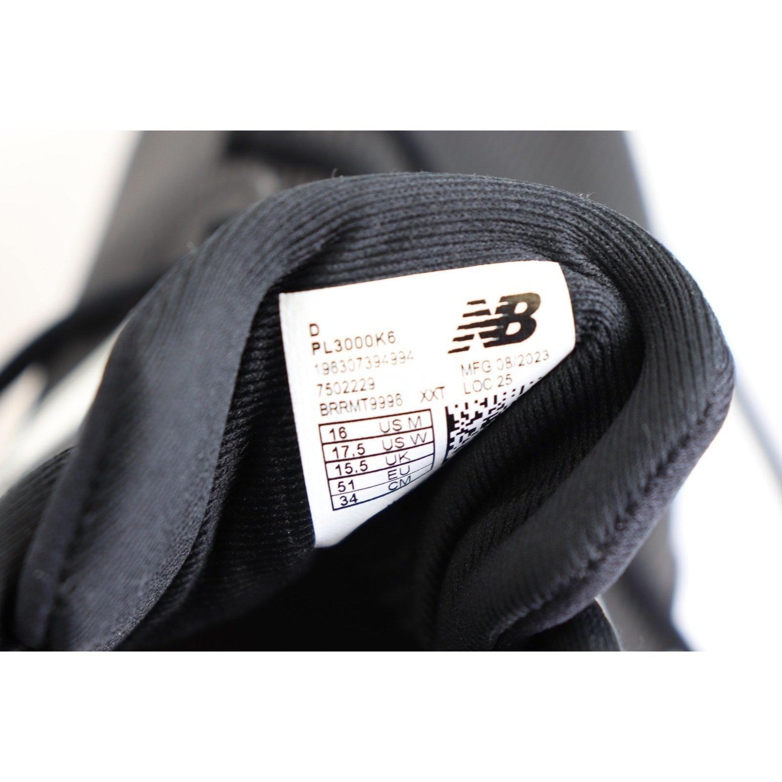 New Balance Unisex Fresh Foam X 3000 V6 Metal Baseball Shoe, Black/White, Sz M16