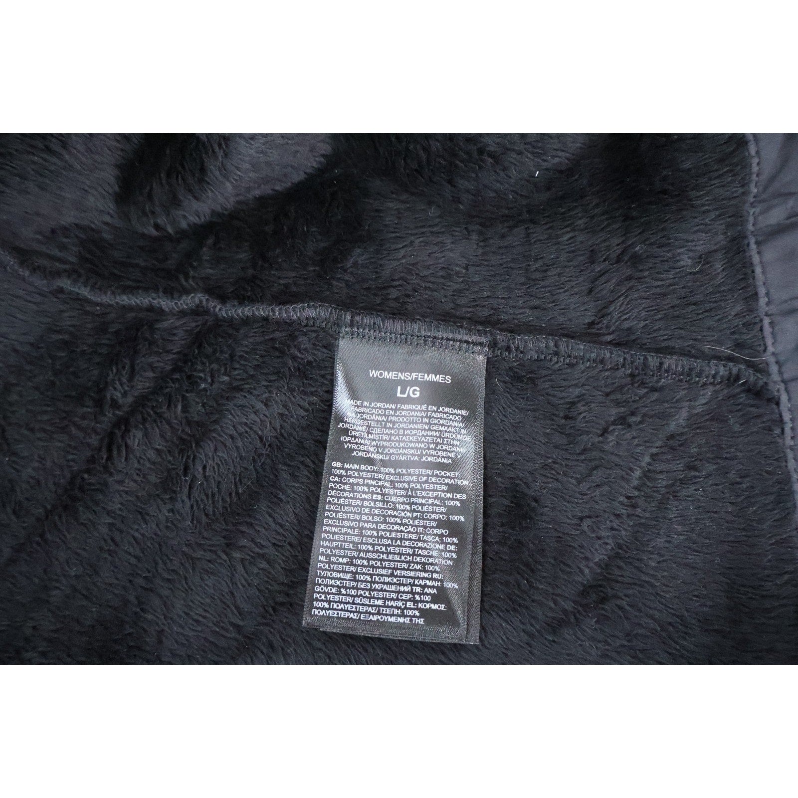 The North Face Jacket Osito Fuzzy Fleece Hiking Outdoor Logo Womens Size Large