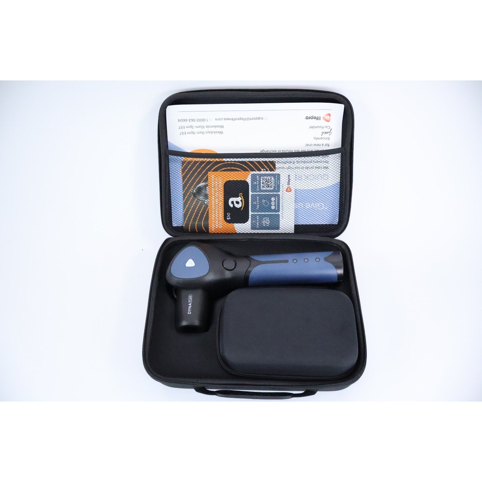 LifePro Dynaflex Percussion Massage Gun,Attachment Heads & Travel Case Read