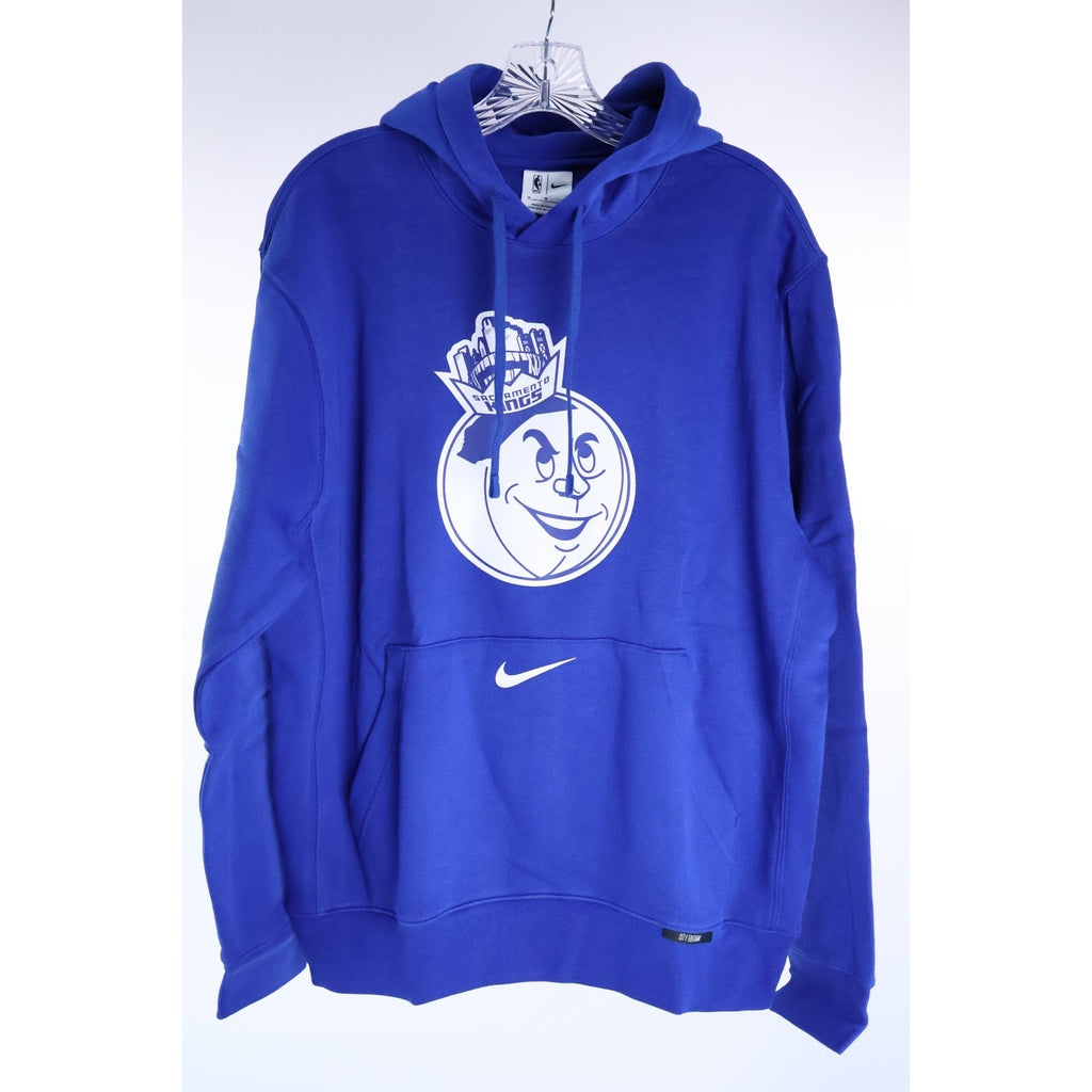 Nike Sacramento Kings Hoodie Men's Size XL Blue Pullover City Edition NBA NWT