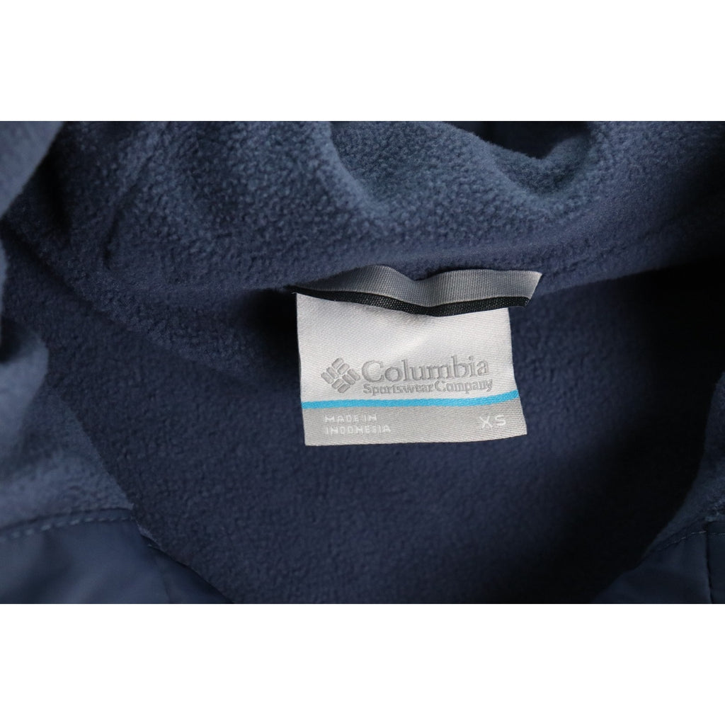 Columbia Rose Winds Softshell Hooded Jacket Women's XS Blue FullZip Closure NWT