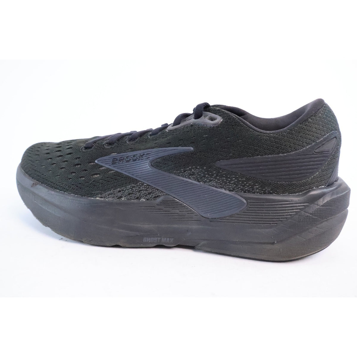 Brooks Ghost Max 3 Women’s Size 7 Black Lace Up Running Sneaker Shoes #121