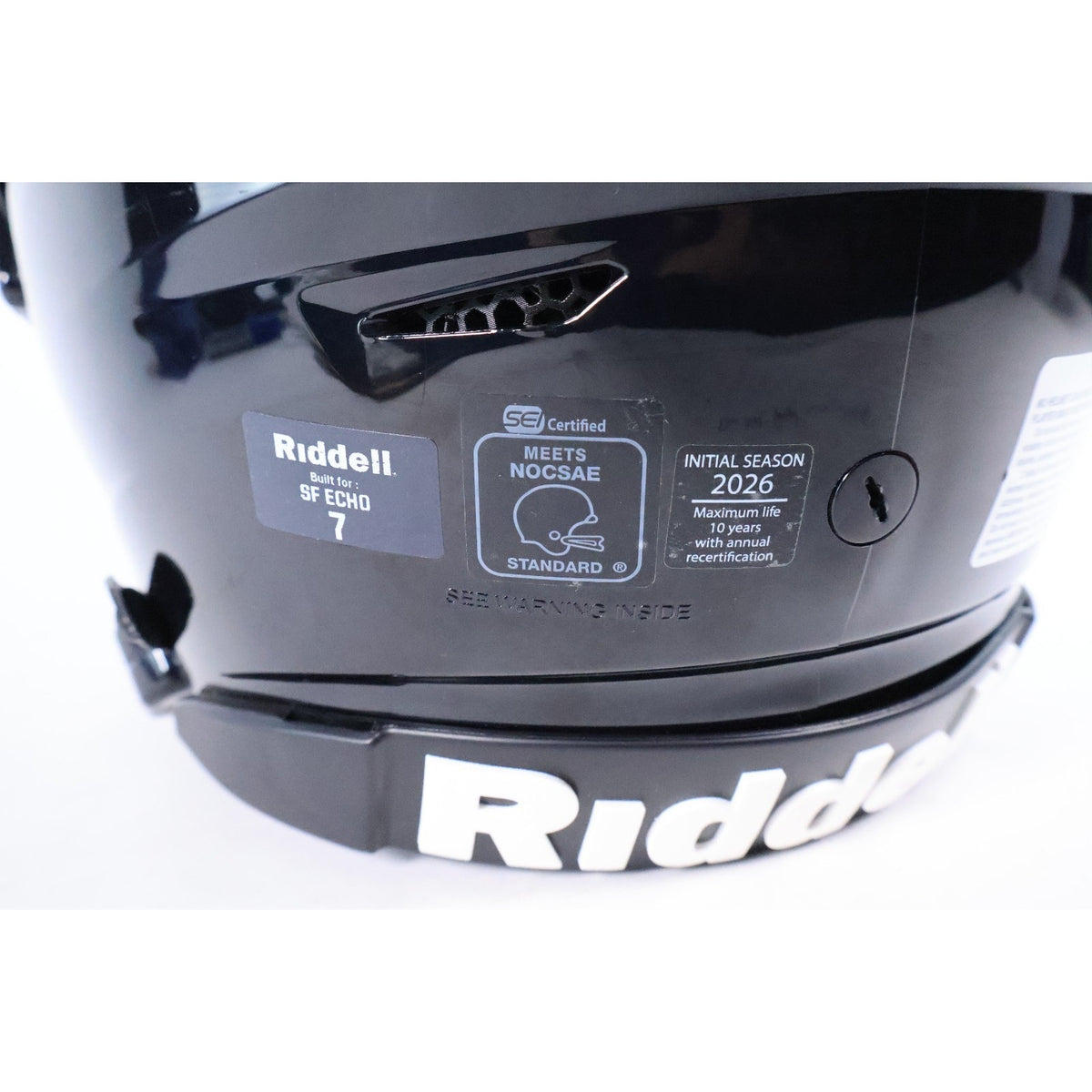 Riddell SF ECHO 2026 Varsity Football Helmet Size 7 Black With Box NEW Read