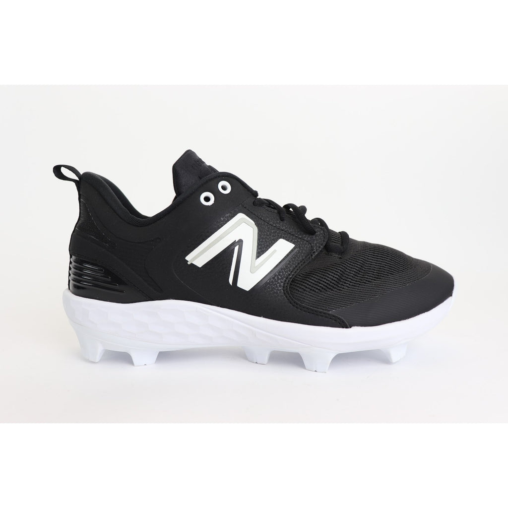 New Balance Unisex Fresh Foam X3000 V6 Molded Baseball Shoe, Black/White, Sz M16