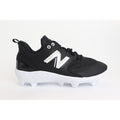 New Balance Unisex Fresh Foam X3000 V6 Molded Baseball Shoe, Black/White, Sz M16