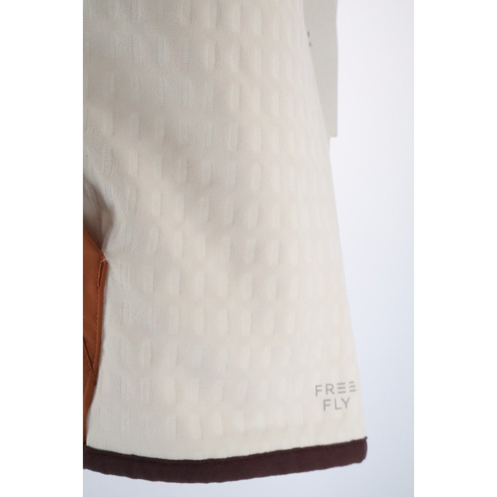 Free Fly Apparel Women's Gridback Fleece Snap Pullover Stone Size Large $148 Rea