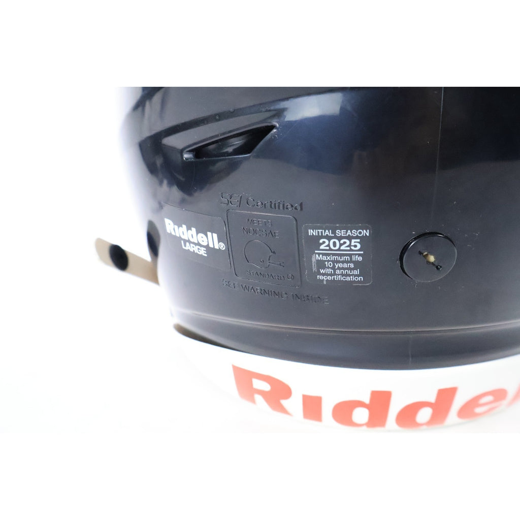 Riddell Speedflex Youth Football Helmet Black, Size Large Read INV#71