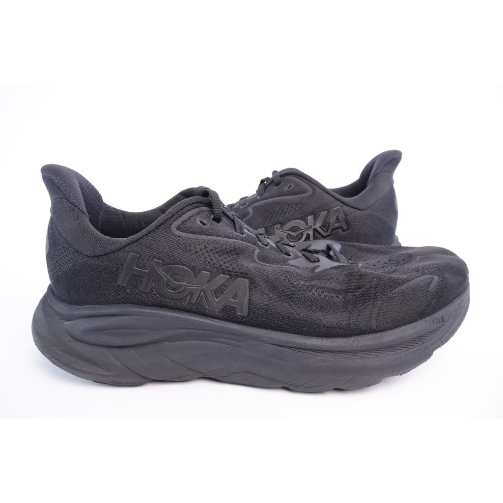 Hoka One One Clifton 10 Black 1162030-BBLC Mens 11.5 D Good condition #23
