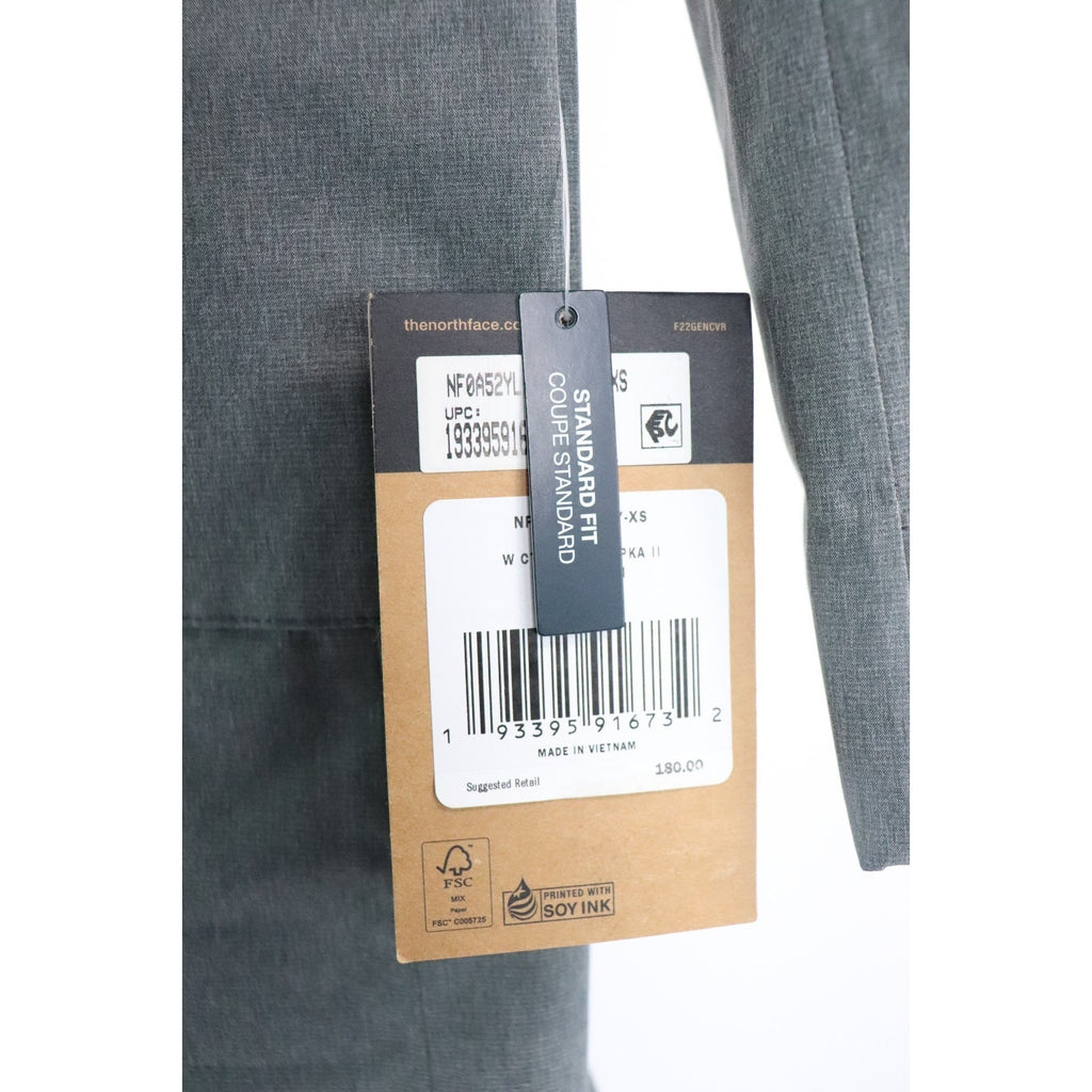 The North Face City Breeze Rain Parka II NF0A52YLDYY Women's XS Gray Jacket MWT