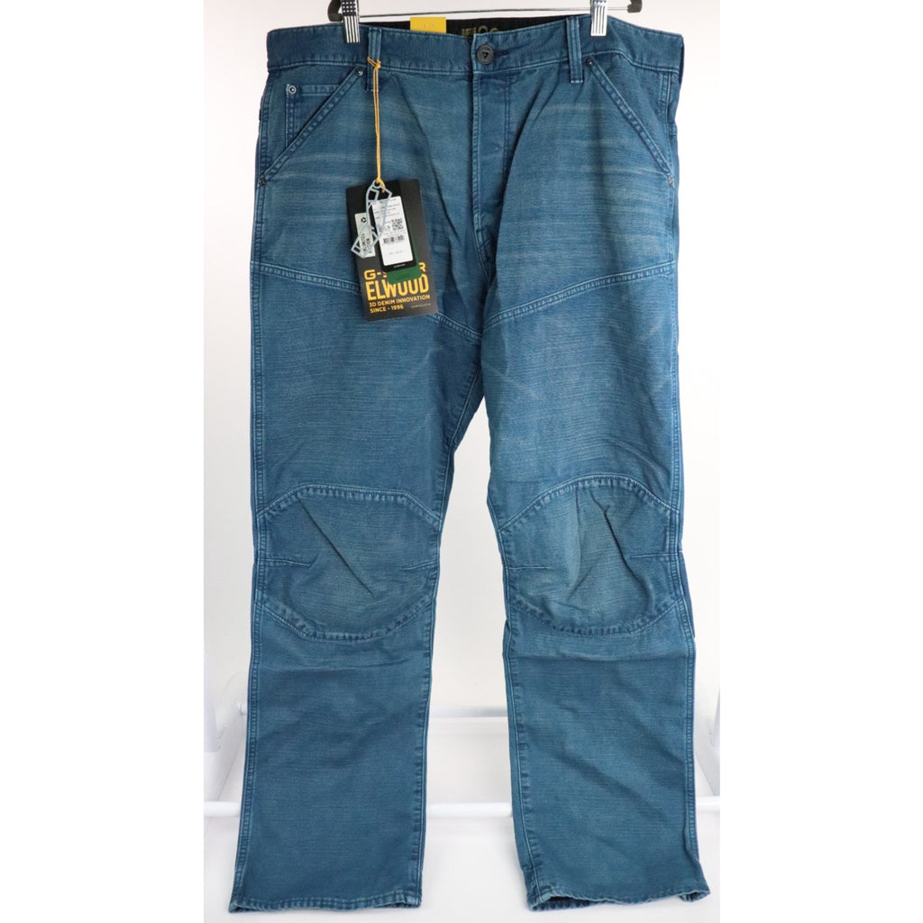 G-Star Raw 5620 Elwood 5620 3D Regular Men's 36 x 32 Indigo Blue NWT