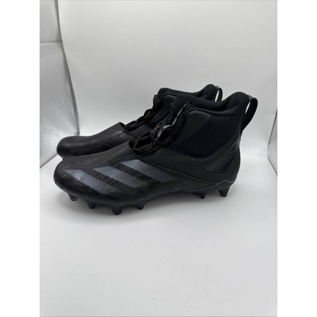 Adidas Adizero Chaos Linemen Mens Football Cleats Shoe Black Size 13 NWOB