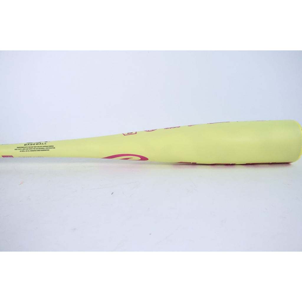 Rawlings Clout AI 28/18oz (-10) USAB 2 5/8" Barrel Yellow/Pink RUS6C10 #96