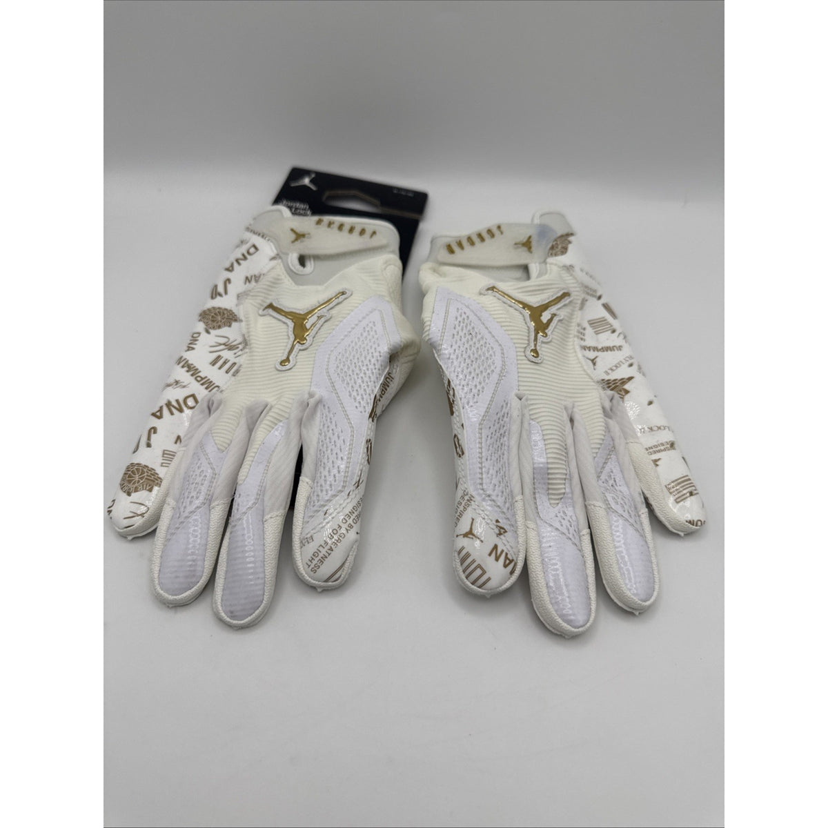Nike Jordan Fly Lock 2.0 Football Gloves Gold - Size XLarge Men's