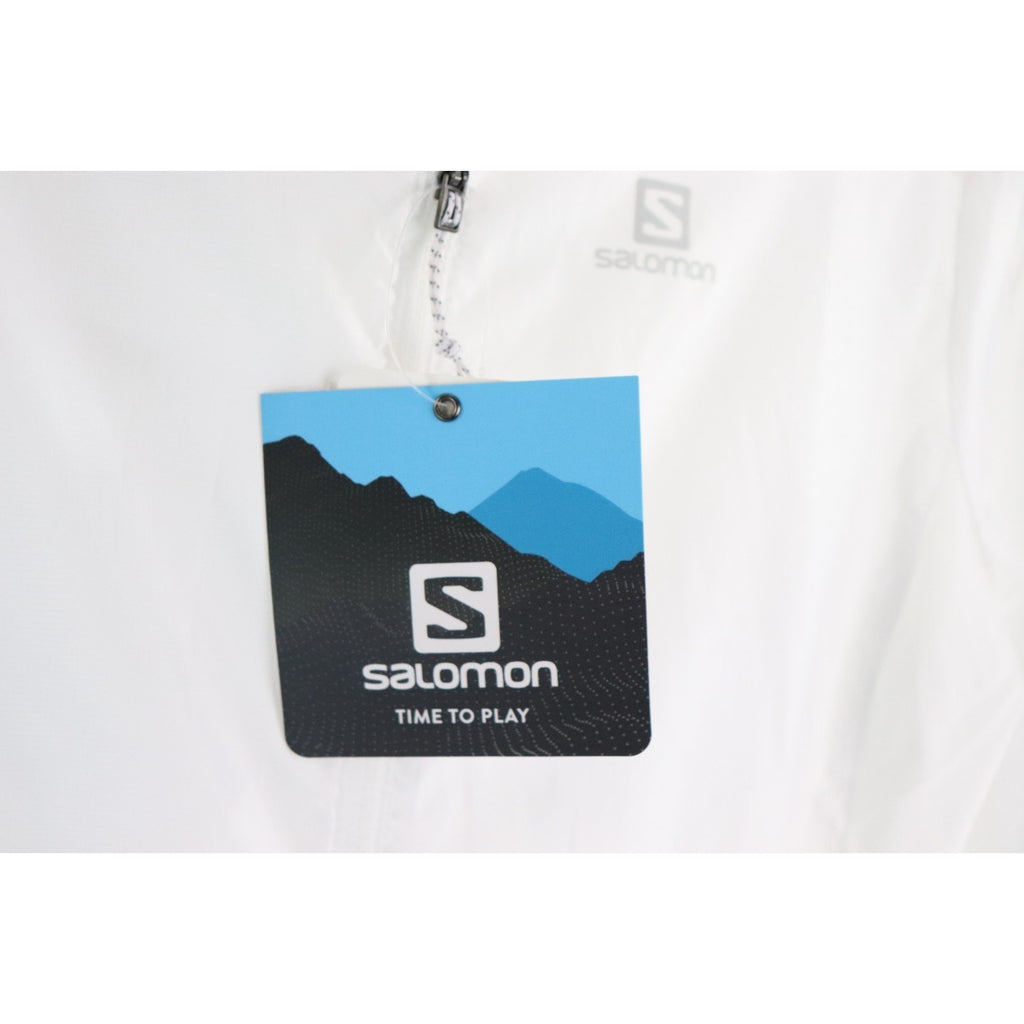 Salomon Women's Agile Wind Print Hoodie Running Jacket Size XS