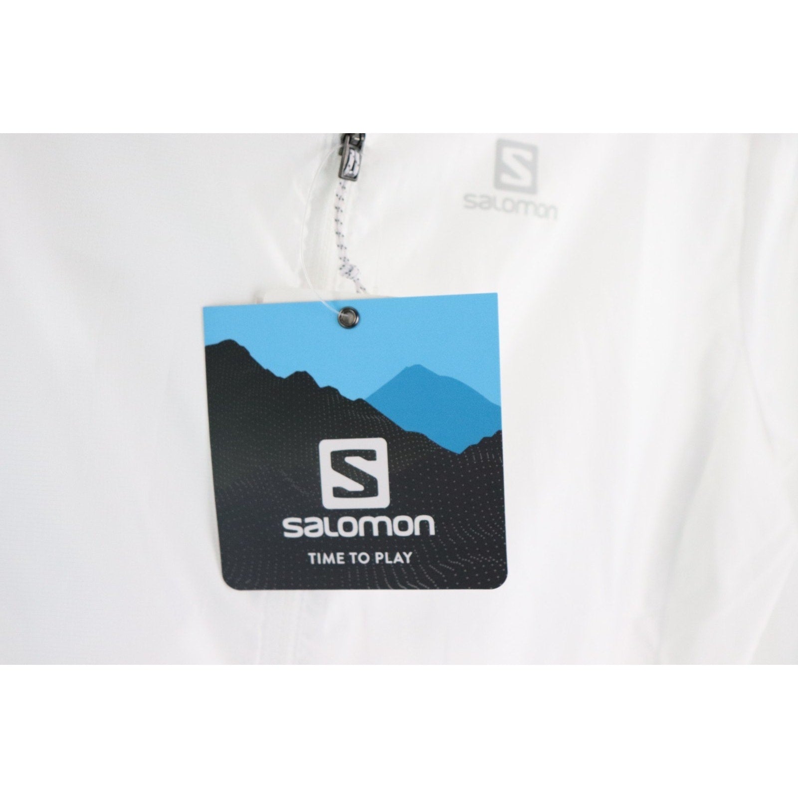 Salomon Women's Agile Wind Print Hoodie Running Jacket Size XS