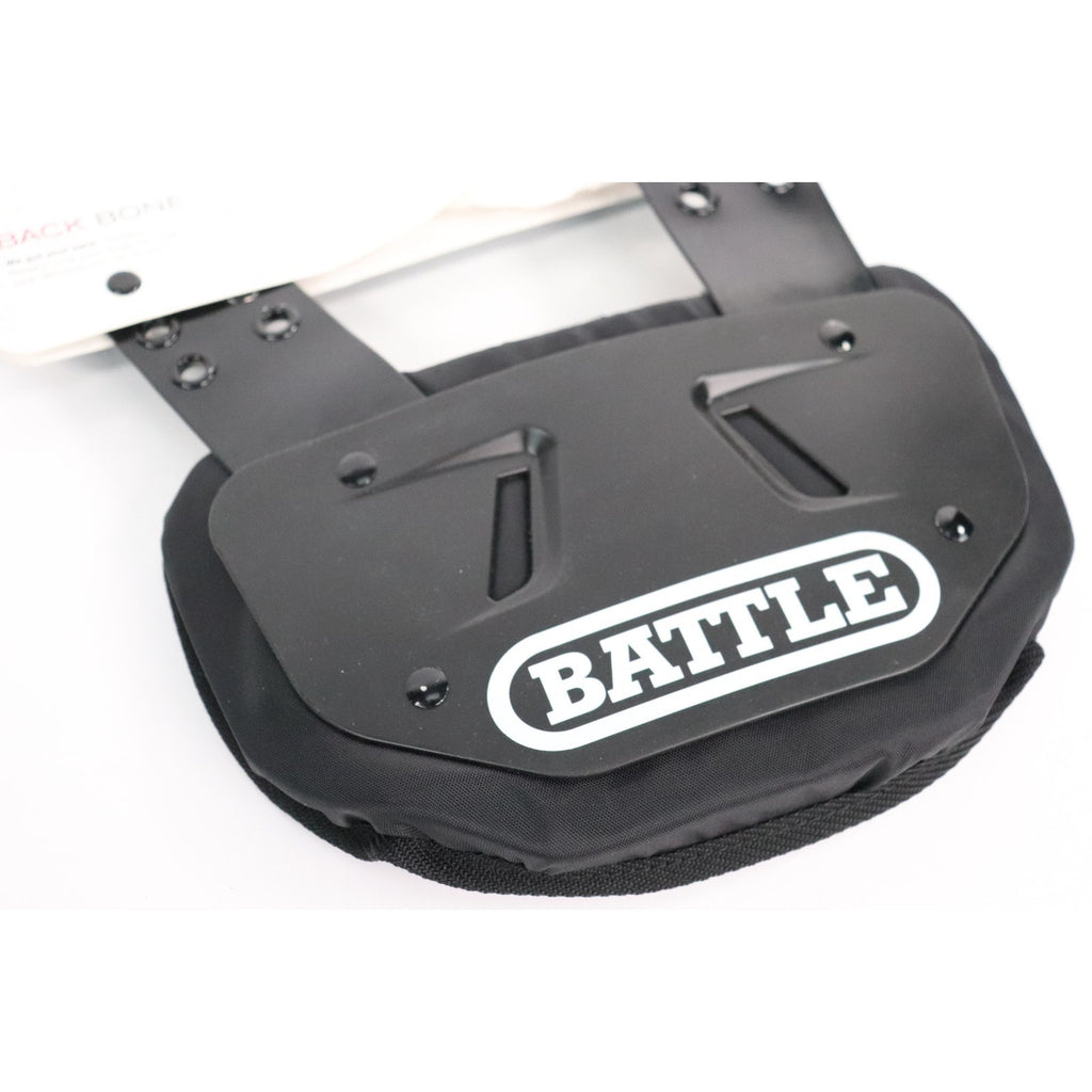 Battle Youth Football Protective Back Plate Black New