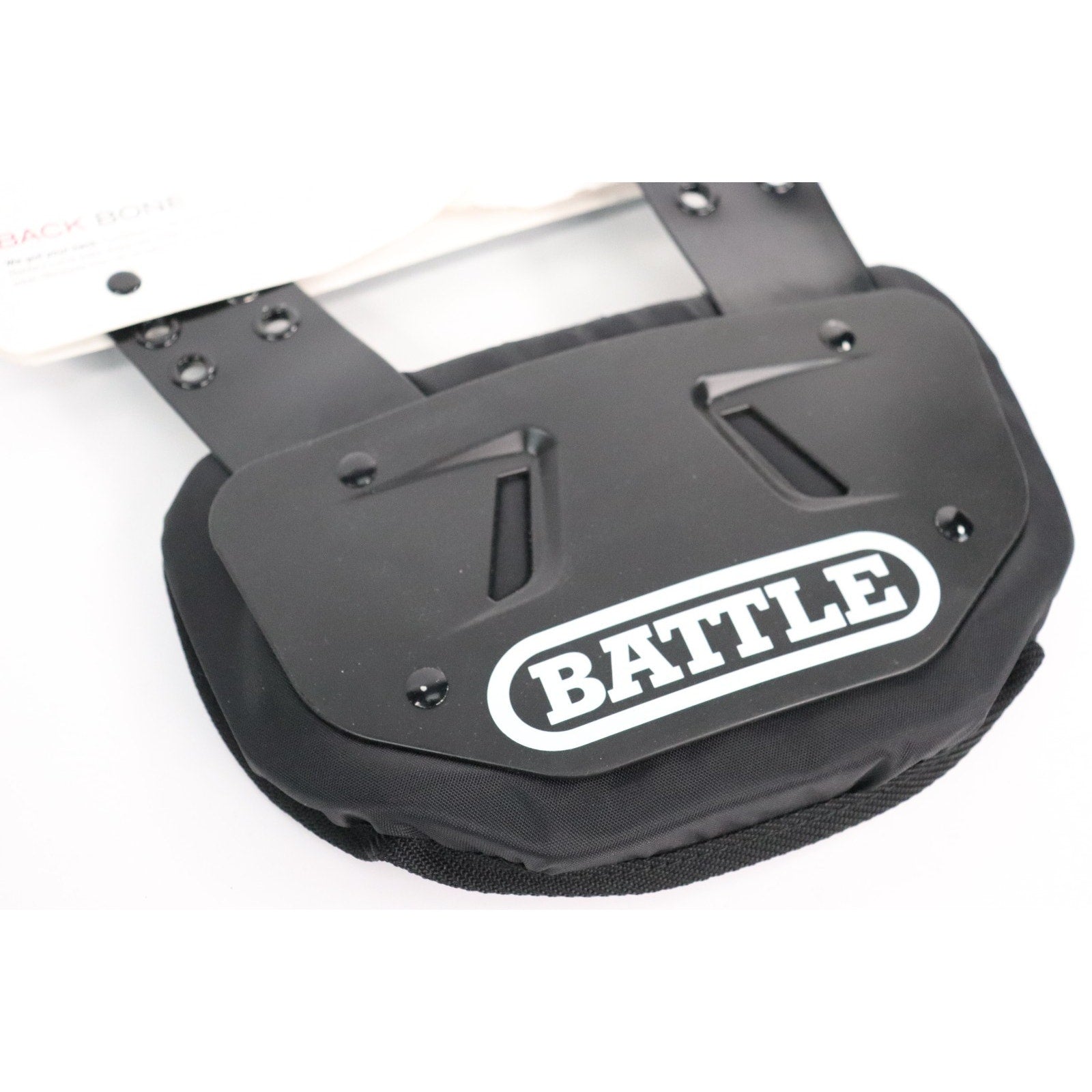 Battle Youth Football Protective Back Plate Black New