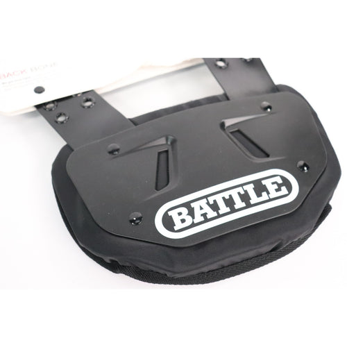 Battle Youth Football Protective Back Plate Black New