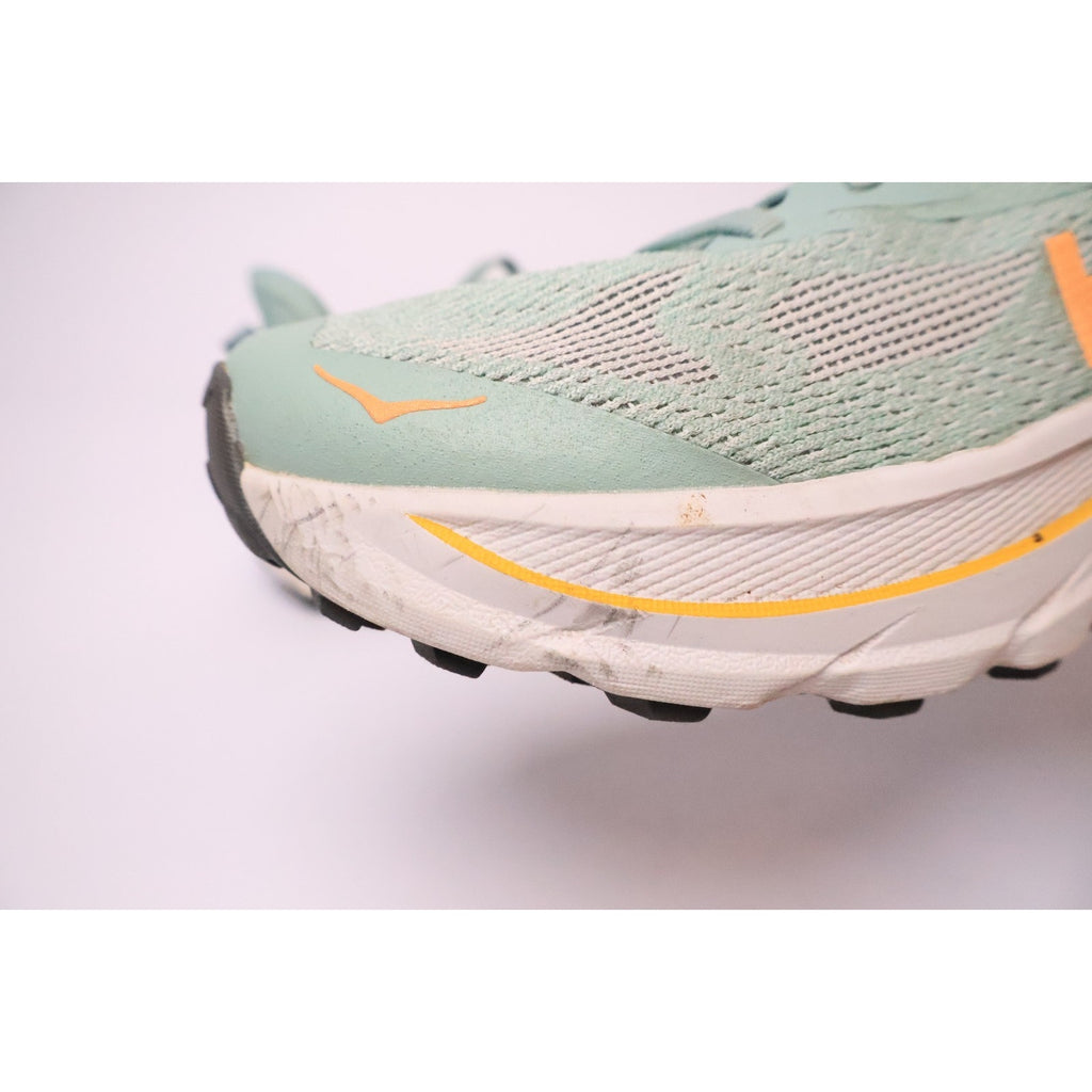 HOKA Challenger 8 Womens US 8.5 B Trail Running Shoes Jade Cosmic Grey #166