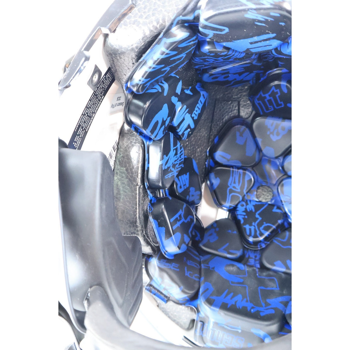 Schutt F7 Air Elite Football Helmet Youth Medium White Oakley Visor Clear Mask