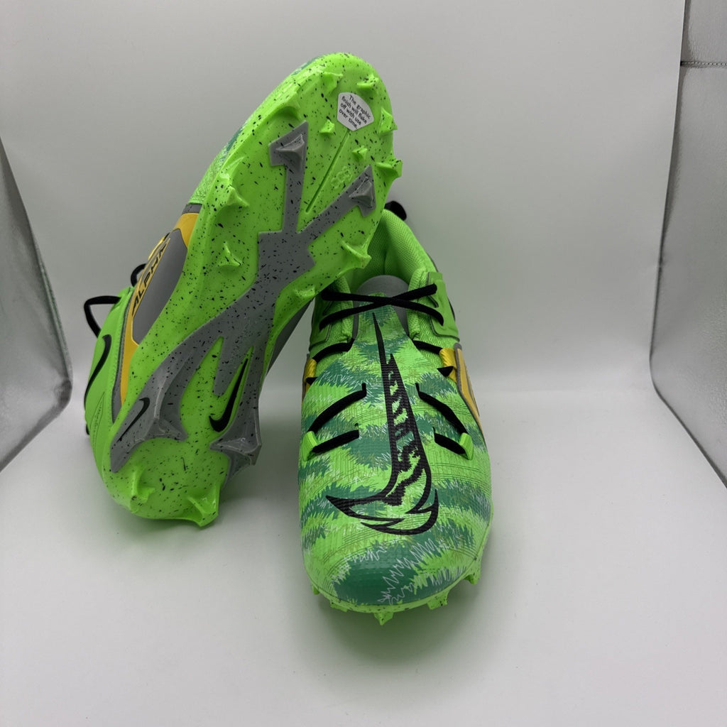 Mens Size 11.5 Nike Alpha Menace Pro 3 Football Cleats FB8442-303 Yellow Green