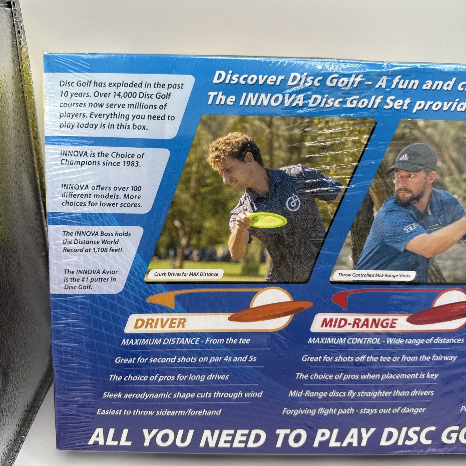 NEW Sealed Innova Driver / Mid Range/ Putter Disc Golf Set Fast Shipping