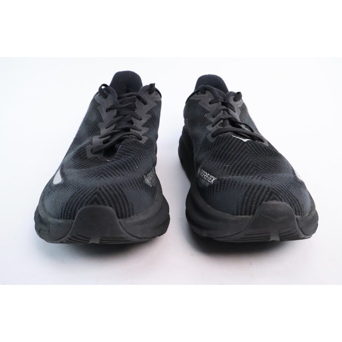 Hoka One One Clifton 9 GTX Black Gore-Tex Running Shoes Men’s Size 10.5 D #118