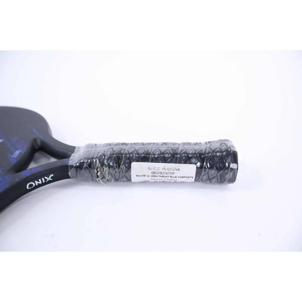 ONIX Malice 14 Pickleball Paddle Open Throat Blue Composite New Read