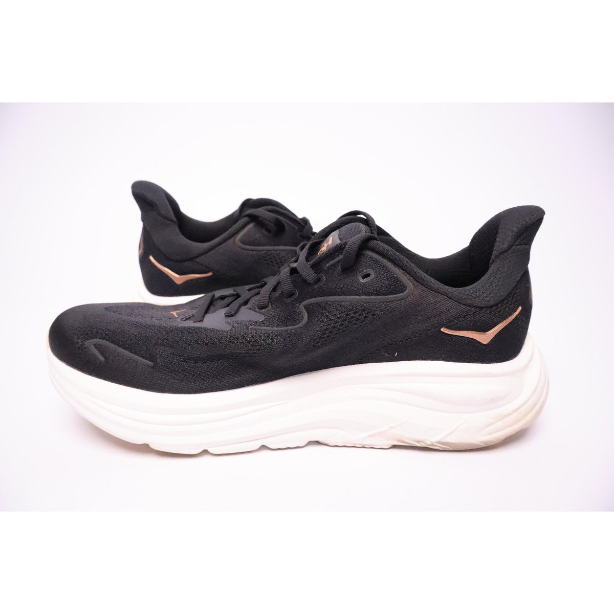 Hoka One One Clifton 10 Black Rose Gold Women's 11B 1162031 BRGL #224