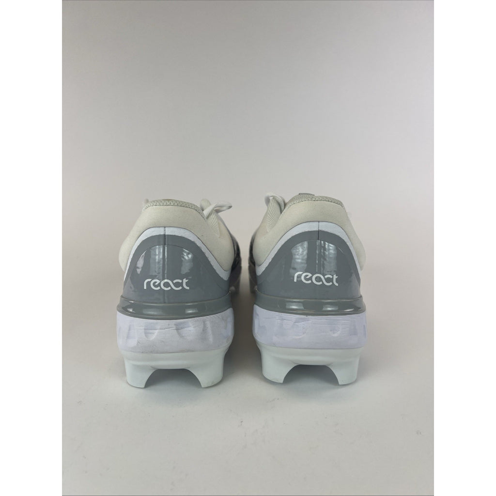 Nike Alpha Huarache Elite 4 Low MCS Baseball Cleats Gray FD6255-104 Mens Size 14