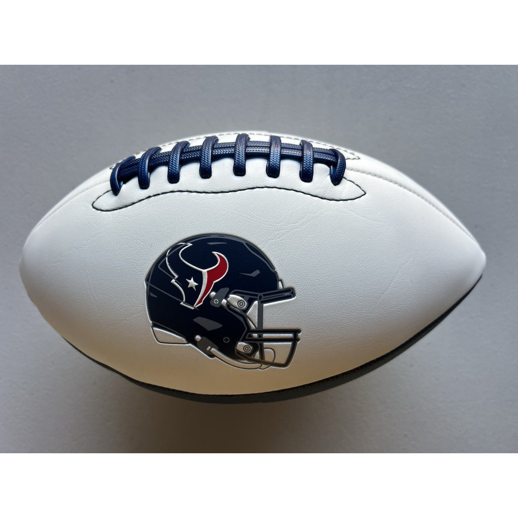 Houston Texans Logo Brands Commemorative Autograph Debossed Football New No Box