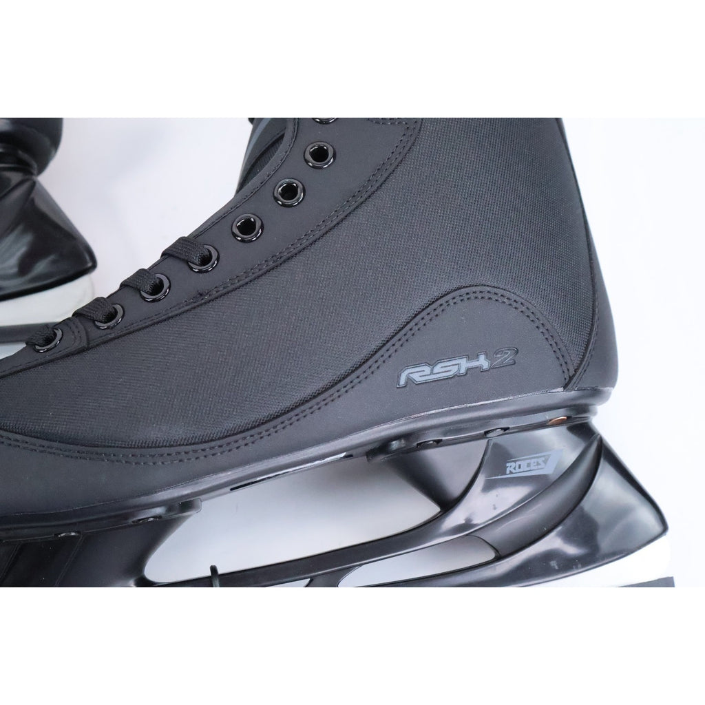 Roces RSK 2 Mens Ice Skates Hockey Style Black Size 11 Unisex Size 13 Women New