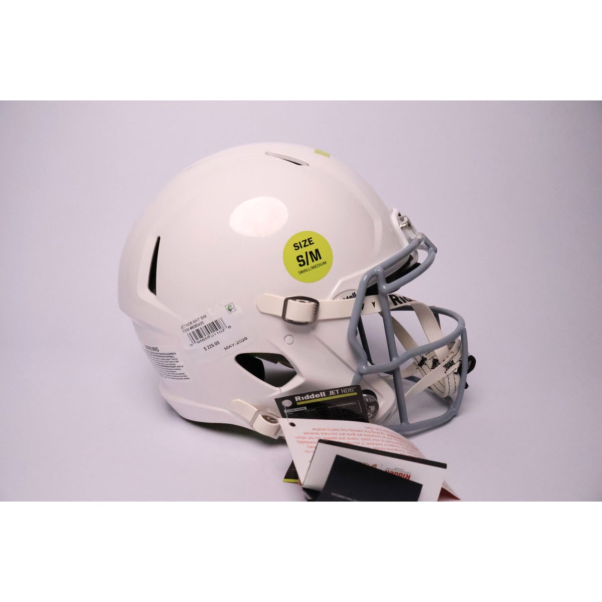 Riddell JET ND6 White Football Helmet Size Youth Small / Medium 2026 NEW