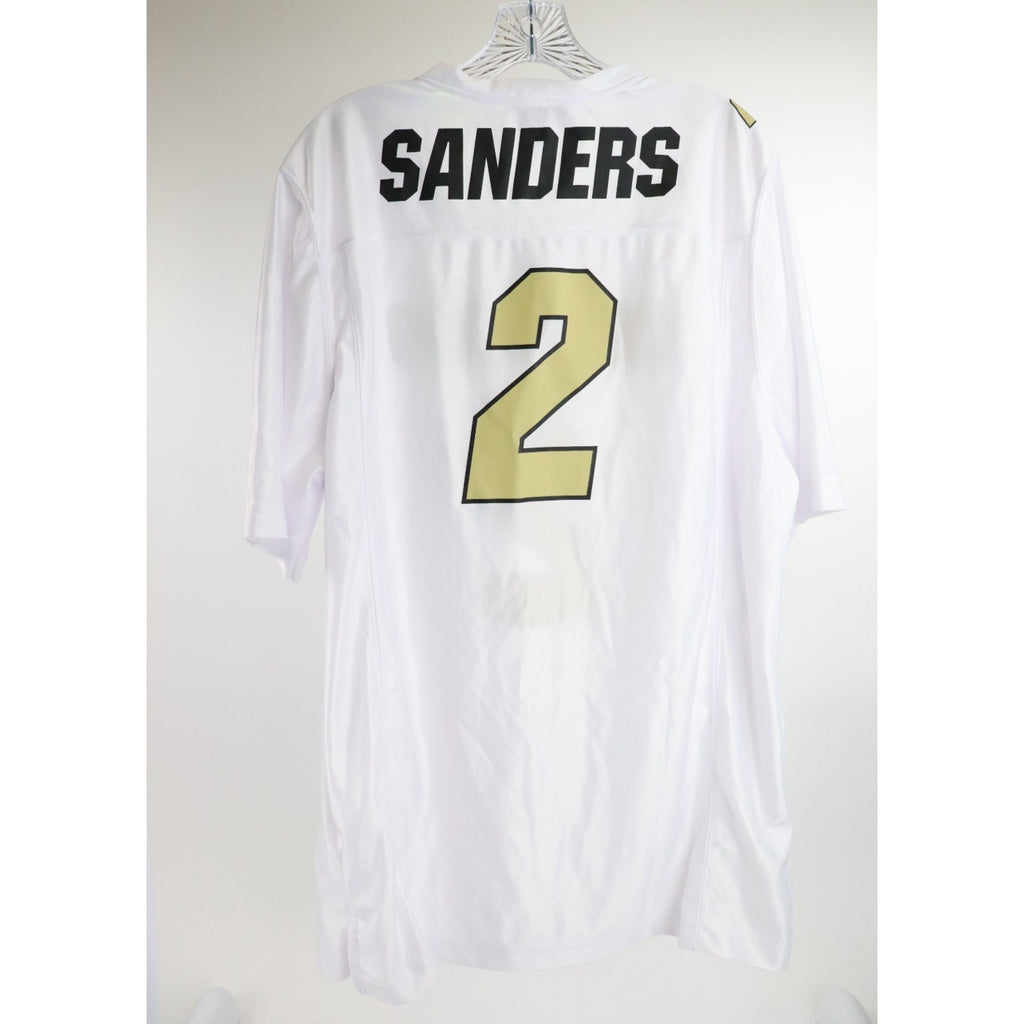 Colorado Buffaloes Jersey Football Mens Large White Sanders 2 Retro Brand
