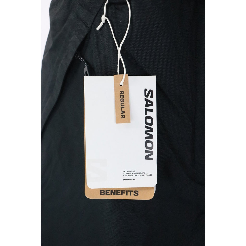 Salomon Men's Absolute Bibs Deep Black Size Regular Medium NWT