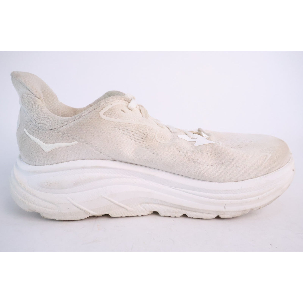 Hoka One One Clifton 10 Women's White/White Sz 7D Wide 1162050 WWH #151
