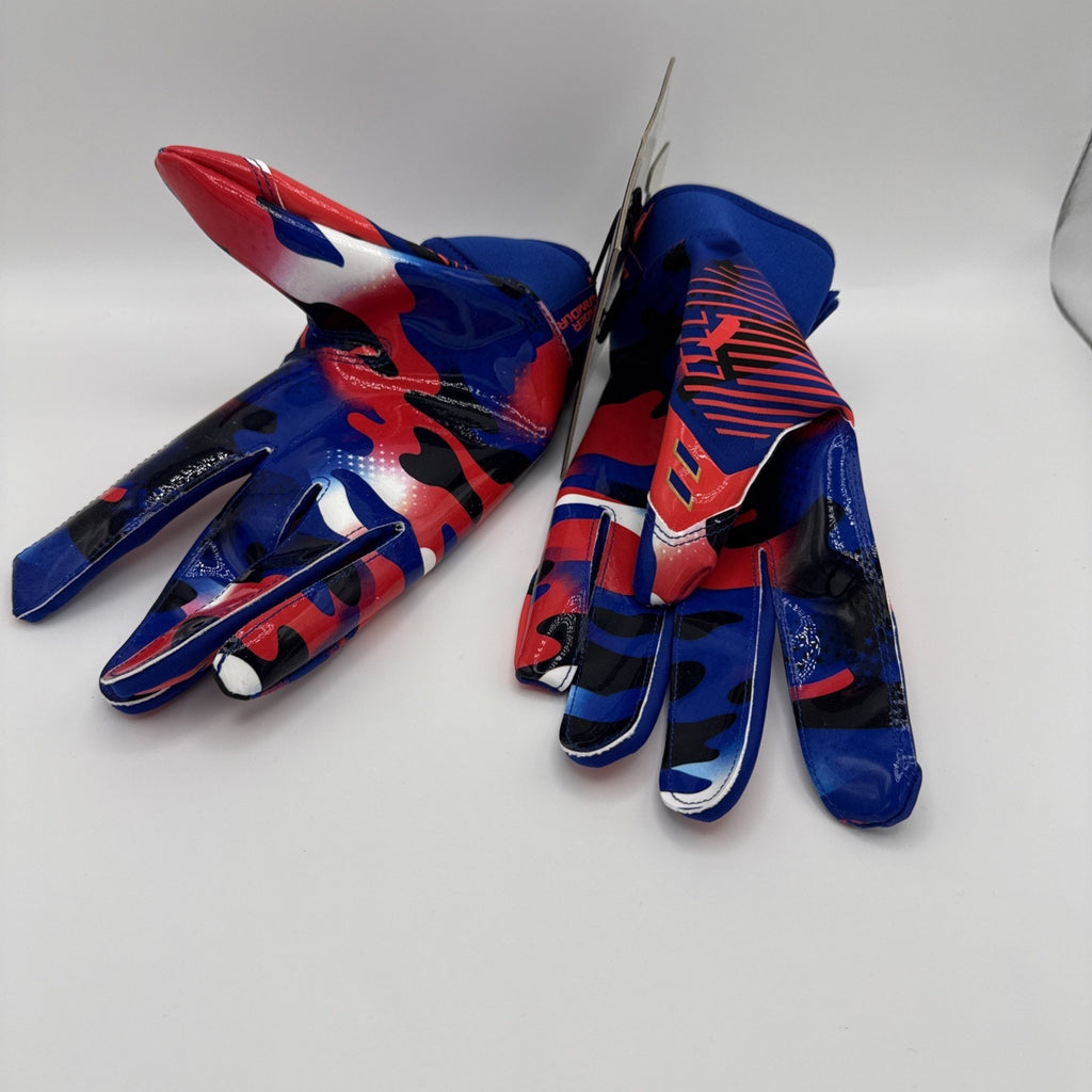 NEW XL Under Armour F9 Nitro Men's Football Gloves w Sticky Gluegrip LMT ED.