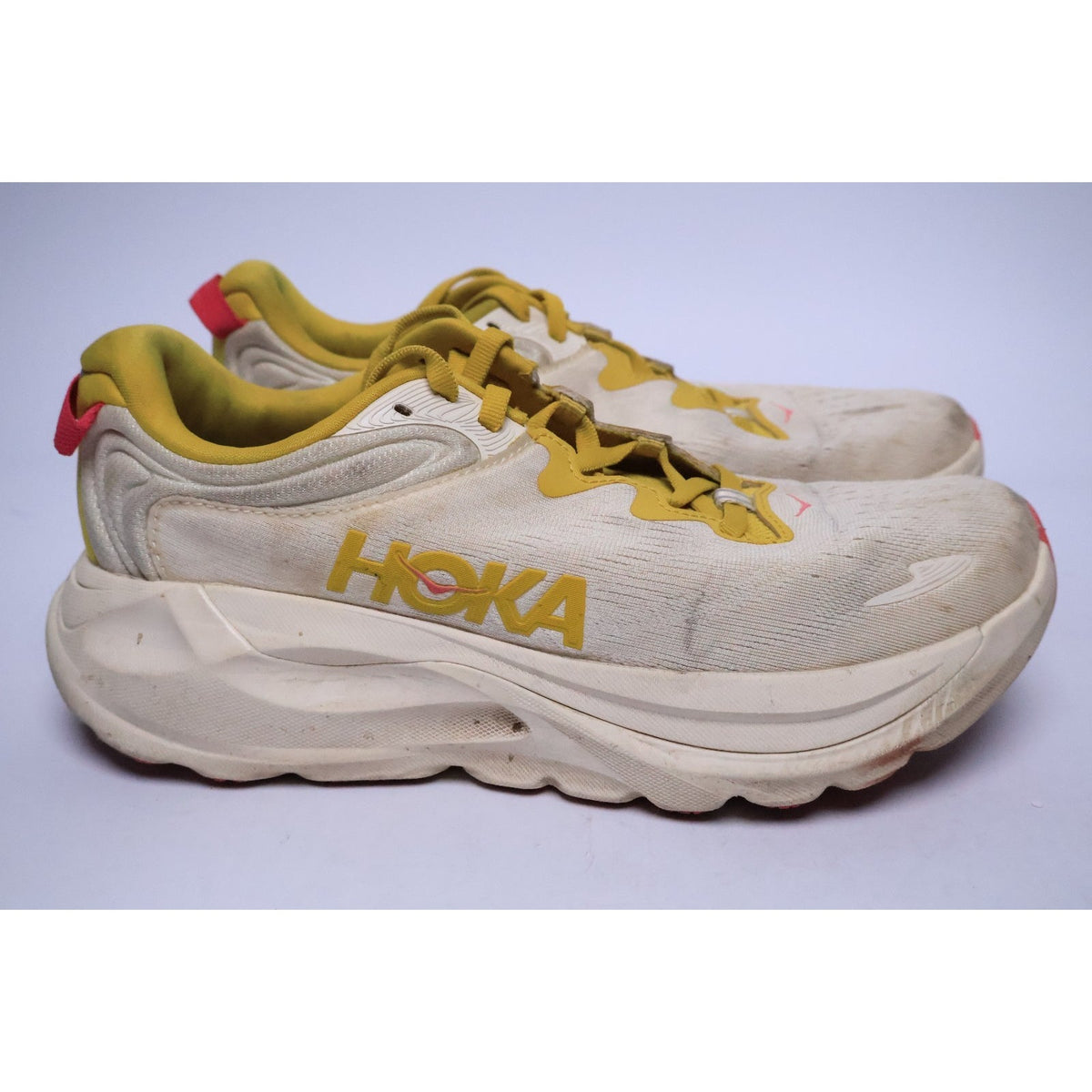 Hoka One One Gaviota 6 Women's US Size 7.5B Birch/Yellow Gold READ #301