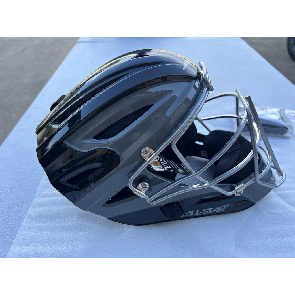 All-Star System 7 Axis Catcher’s Set Youth 9-12 Black/Graphite 3-Piece NEW #2