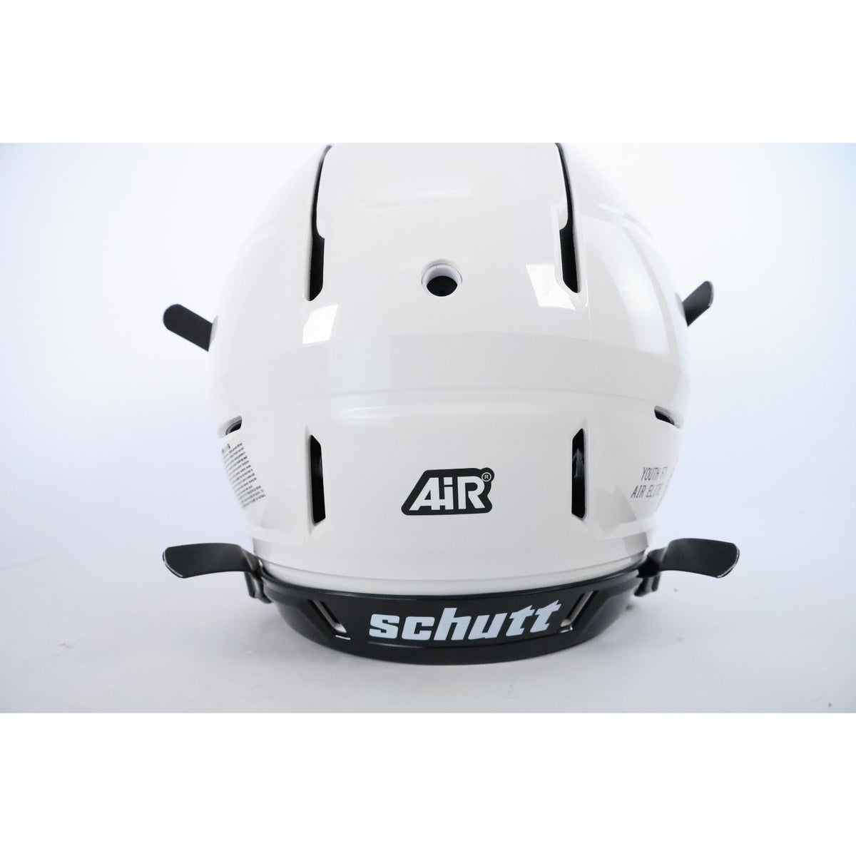 Schutt F7 Air Elite Football Helmet Youth Medium White Oakley Visor Clear Mask