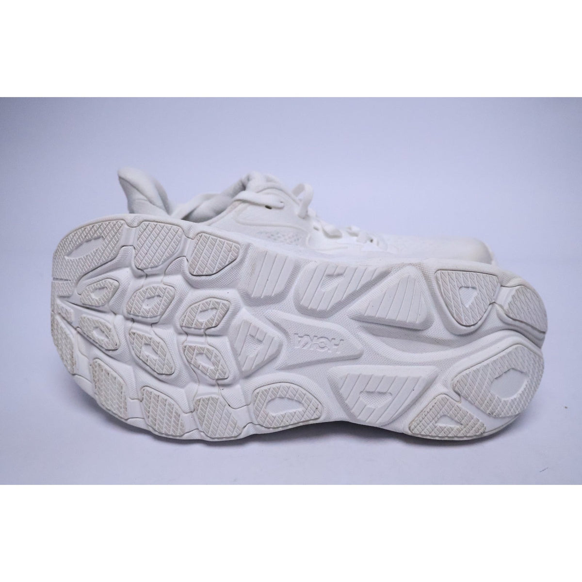 Hoka One One Clifton 10 White 1162031-WWH Women's 6B Running Casual Shoes #299