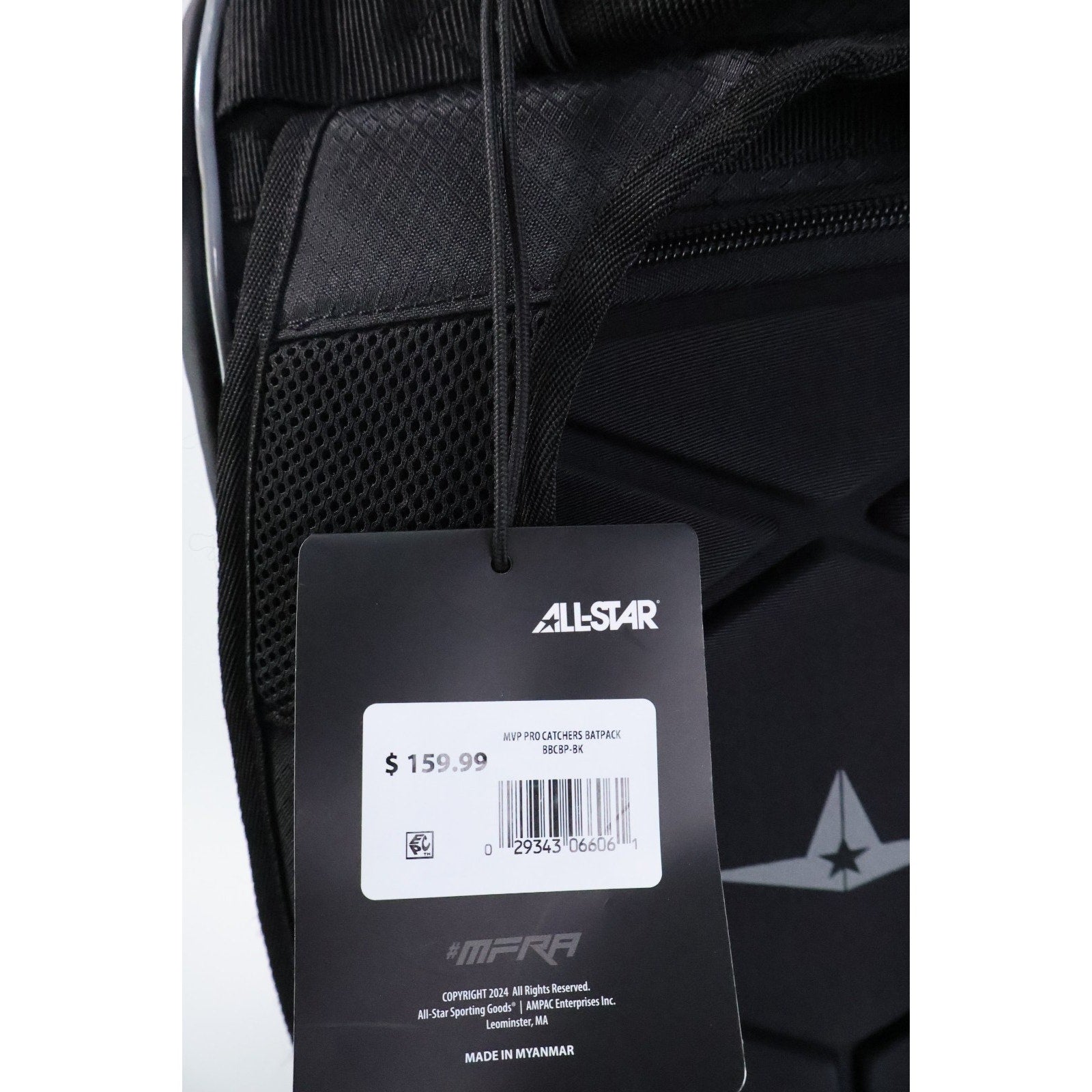 All-Star MVP Pro Series Catcher's Bat Pack, Baseball, Softball Black New Read