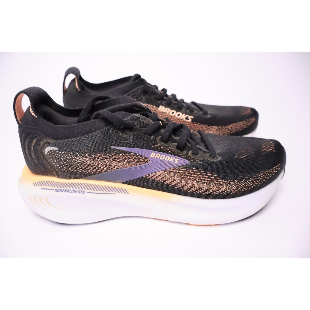 Brooks Adrenaline GTS 25 Women's Shoes Black/Peach/Grap Size 9.5 Medium #185