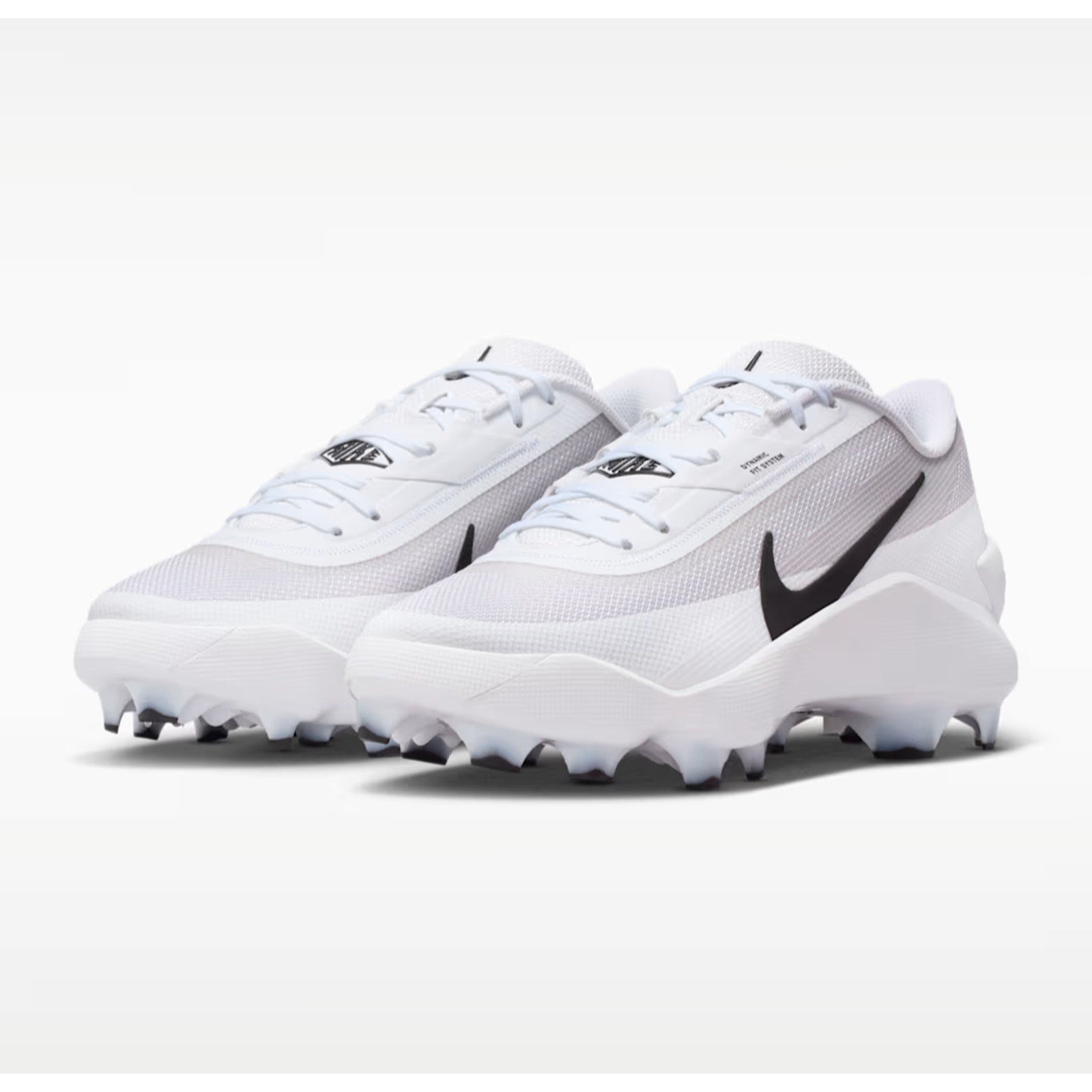 Nike Diamond Showcase MCS Baseball Cleats (White/Black) Size M 8 / W 9.5 NEW
