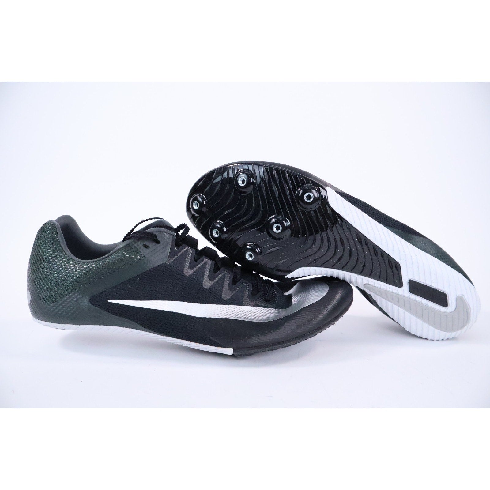Nike Zoom Rival Sprint Black Metallic Silver Shoes Size 14 Men's DC8753-001 NEW
