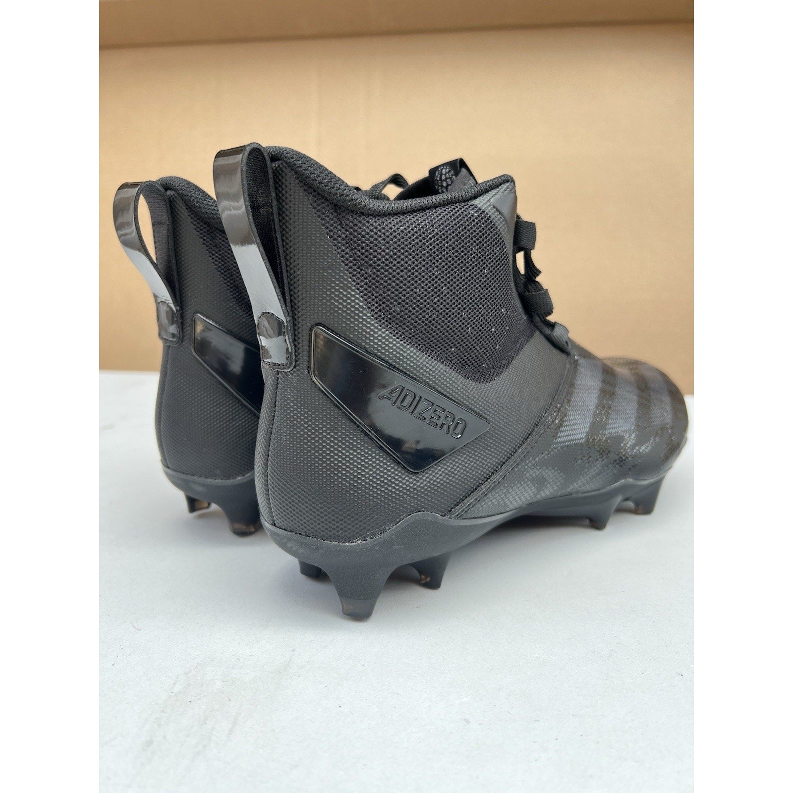 Adidas Adizero Chaos Black Lineman Cleats Mens Size 10.5 New ID9103