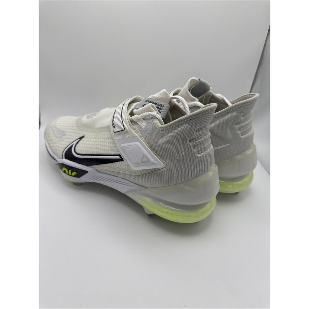 Nike Force Zoom Trout 8 Elite Metal Baseball Cleats Mens 13 White Volt Lace Up