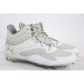 Under Armour COMMAND MC MID 3025639-100 White Lacrosse Cleats Size 14 New Read