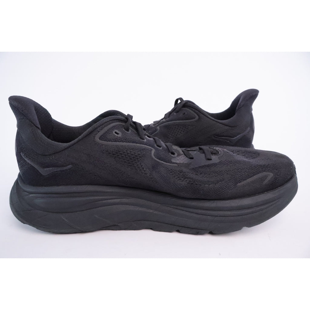 Hoka One One Clifton 10 Black 1162030-BBLC Mens 11.5 D Good condition #23