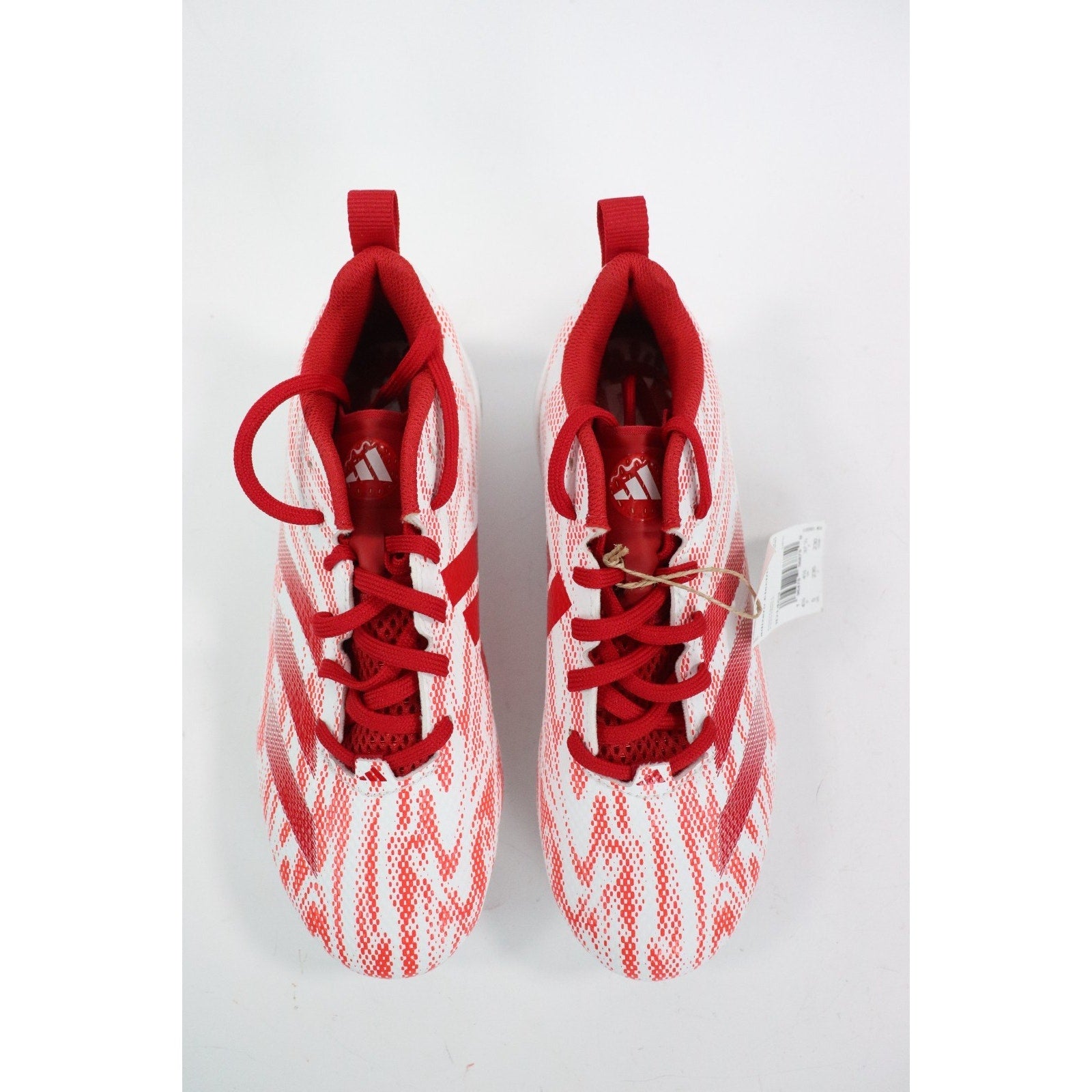 Adizero Electric 2 Football Cleats GS "Red White" ID1469 Men size US 5 NEW
